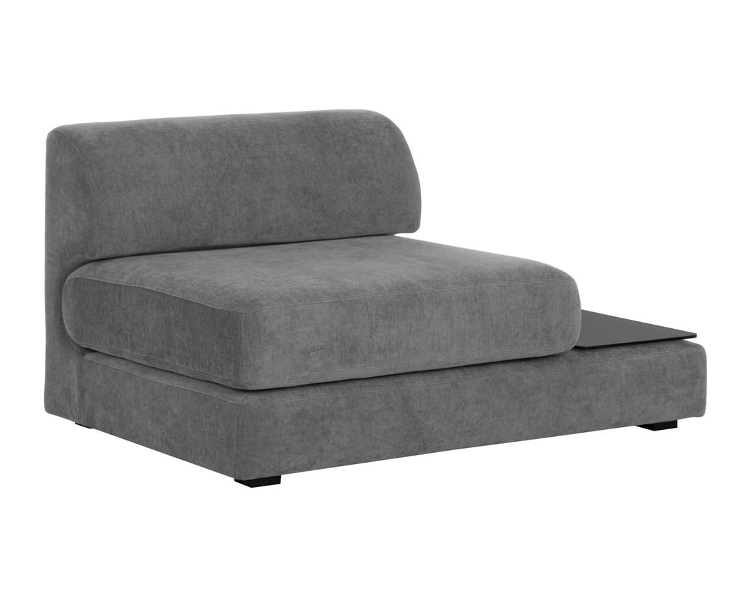 American Home Furniture | Sunpan - Harmony Modular - Armless Chair - Right Shelf