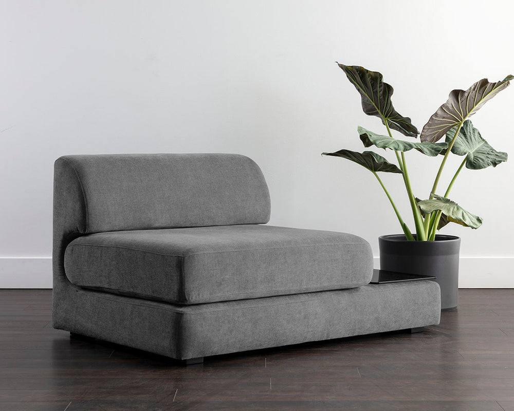 American Home Furniture | Sunpan - Harmony Modular - Armless Chair - Right Shelf