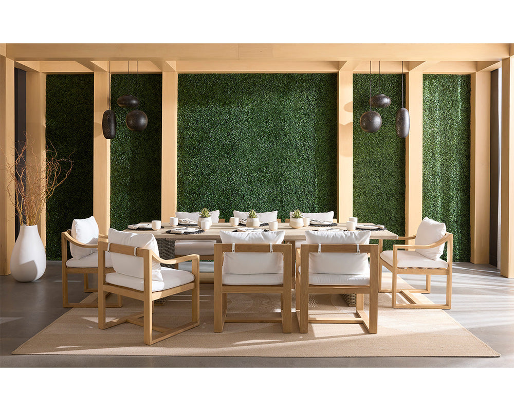 American Home Furniture | Sunpan - Riviera Dining Table - Rectangular - 108"