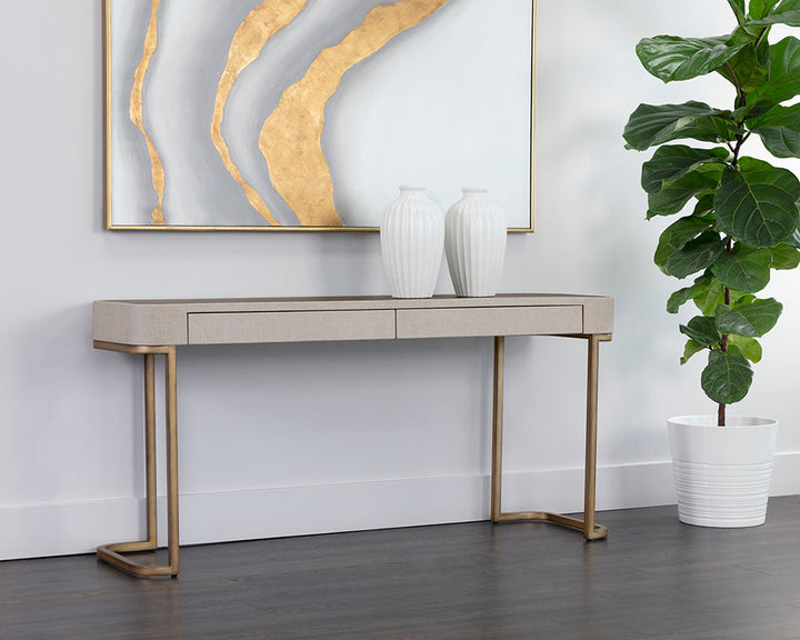 American Home Furniture | Sunpan - Jamille Console Table