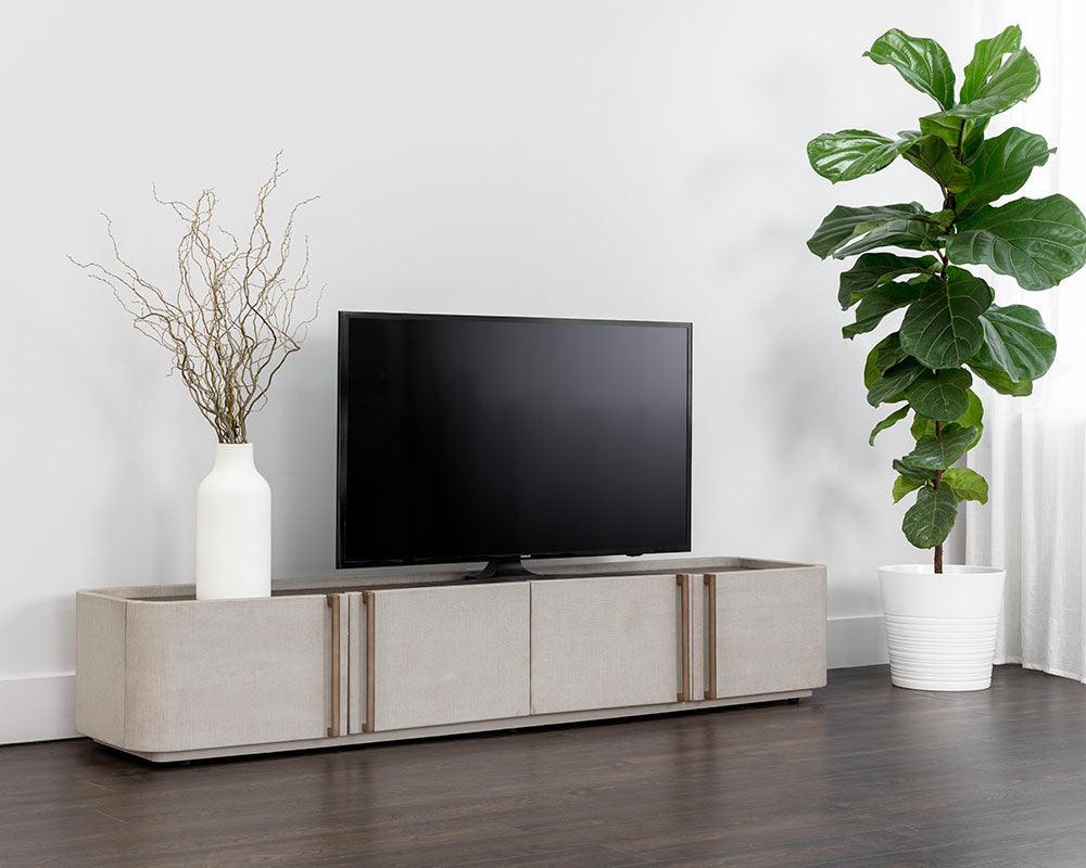 Sunpan Jamille Media Console And Cabinet MEDIA + TV STANDS