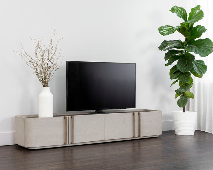 American Home Furniture | Sunpan - Jamille Media Console And Cabinet