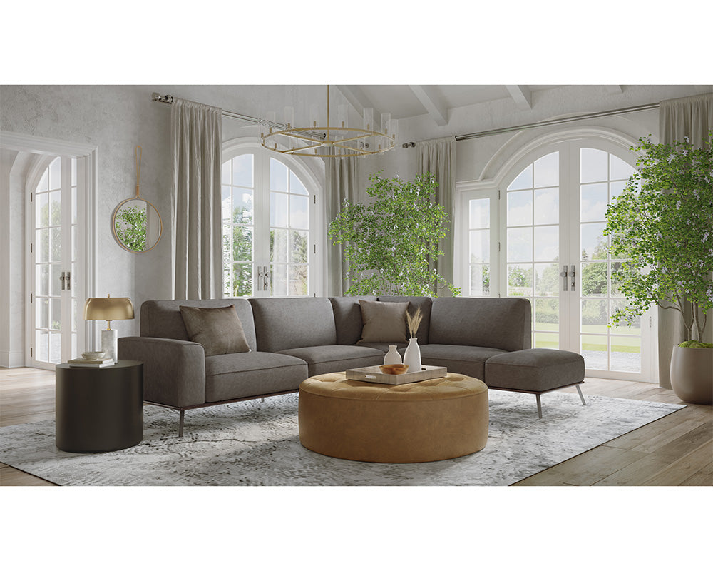 American Home Furniture | Sunpan - Nilda Ottoman 