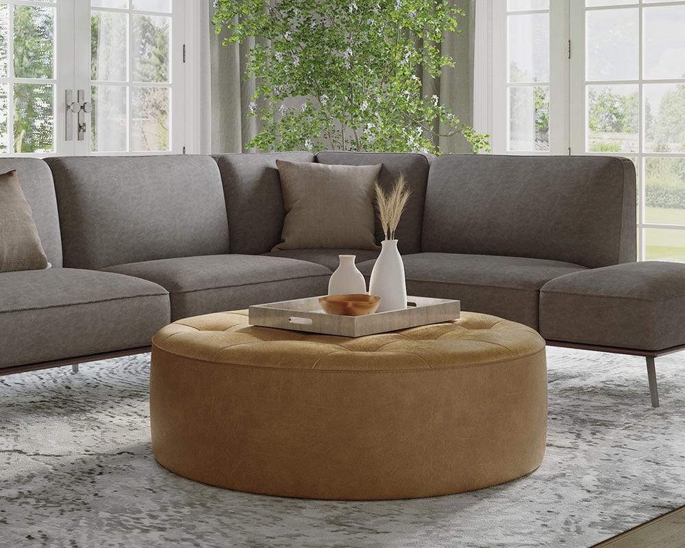 Sunpan Nilda Ottoman OTTOMANS, POUFS, + STOOLS