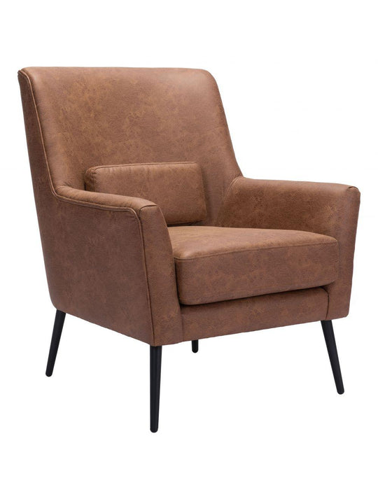 Zuo Ontario Accent Chair Vintage Brown ACCENT + LOUNGE CHAIRS