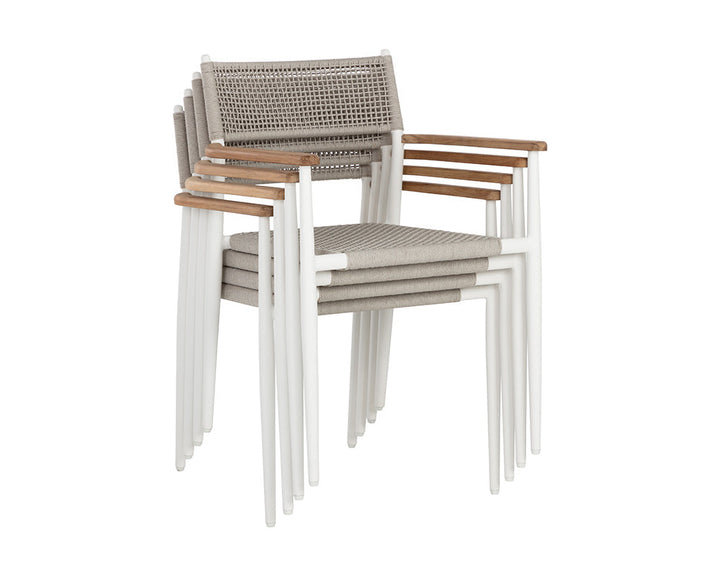 American Home Furniture | Sunpan - Kona Stackable Dining Armchair  - Set of 2
