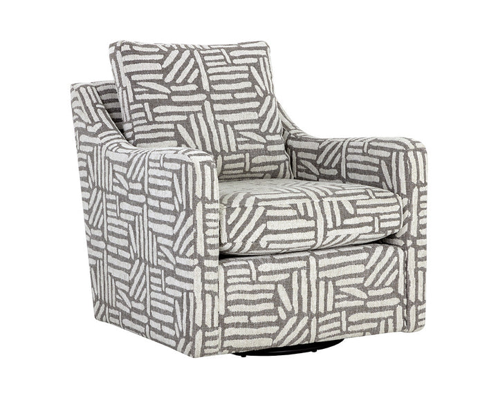 Brianna Swivel Lounge Chair - AmericanHomeFurniture