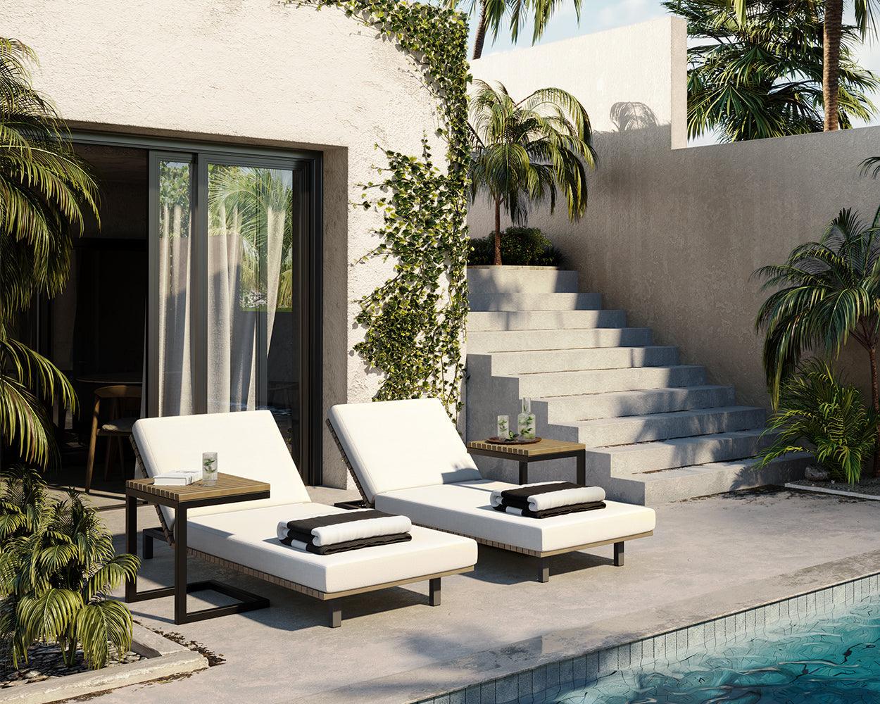 Sunpan Geneve Lounger OUTDOOR CHAISE LOUNGES