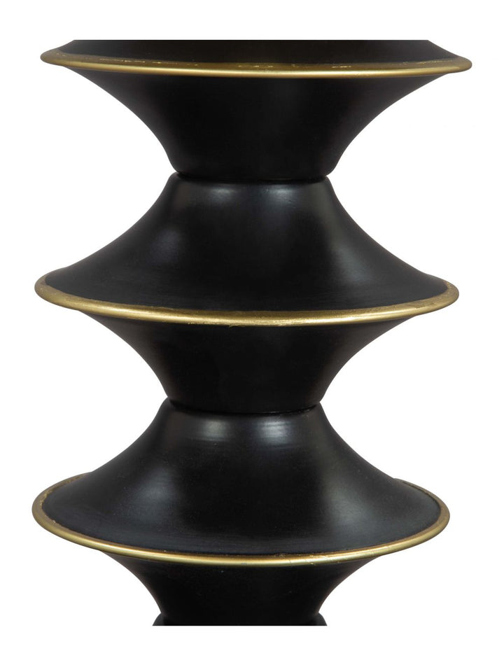 Donahue Side Table Gold & Black
