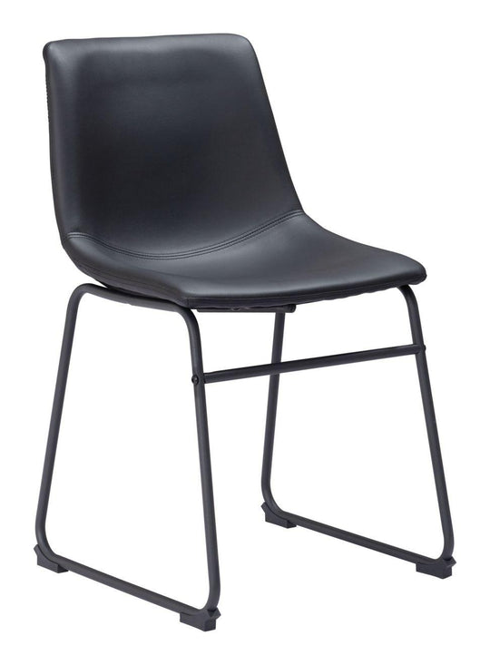 Zuo Smart Dg Chair (Set of 2) Black DINING CHAIRS
