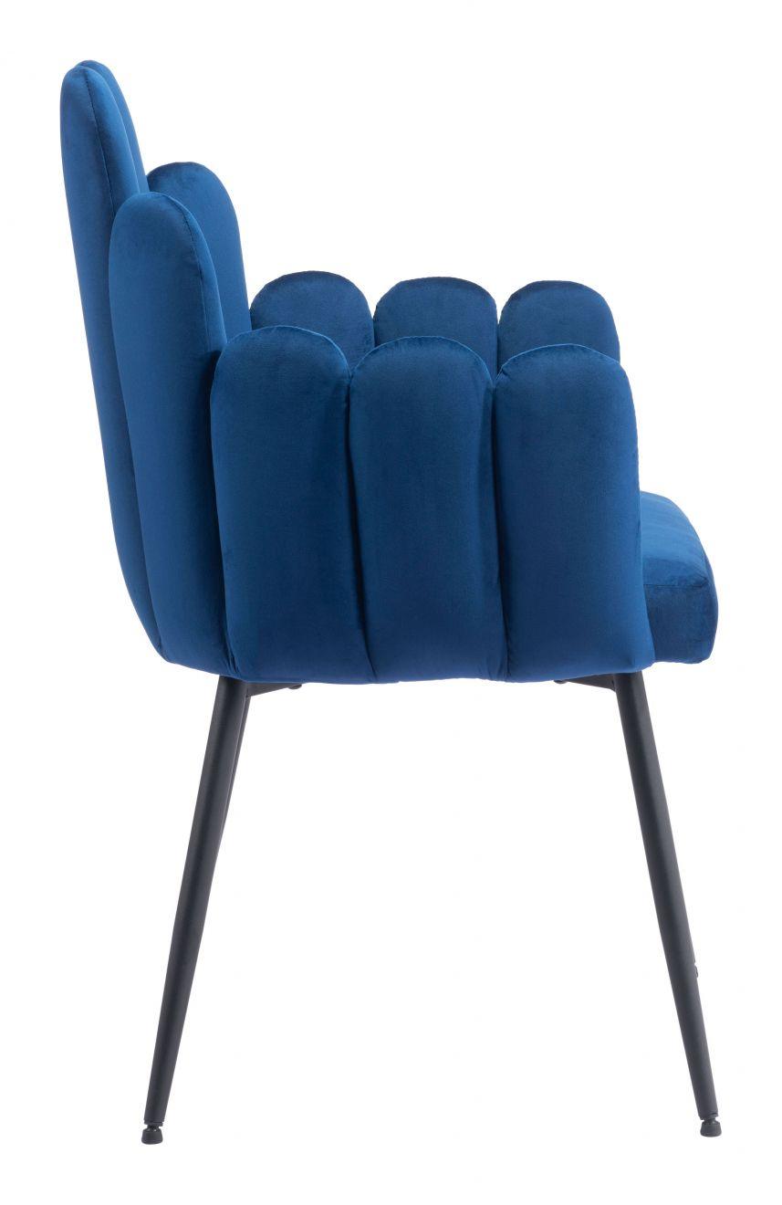 Zuo Noosa Dg Chair (Set of 2) Navy Blue DINING CHAIRS