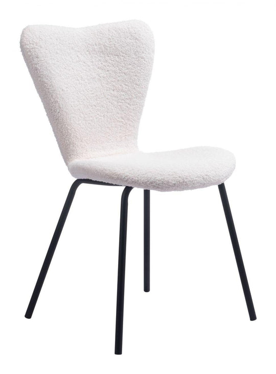 Zuo Thibideaux Dg Chair (Set of 2) Ivory DINING CHAIRS