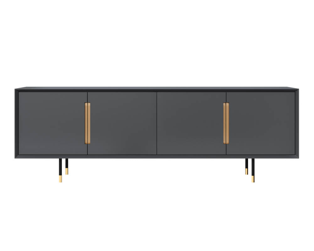 American Home Furniture | Sunpan - Danbury Media Console And Cabinet 