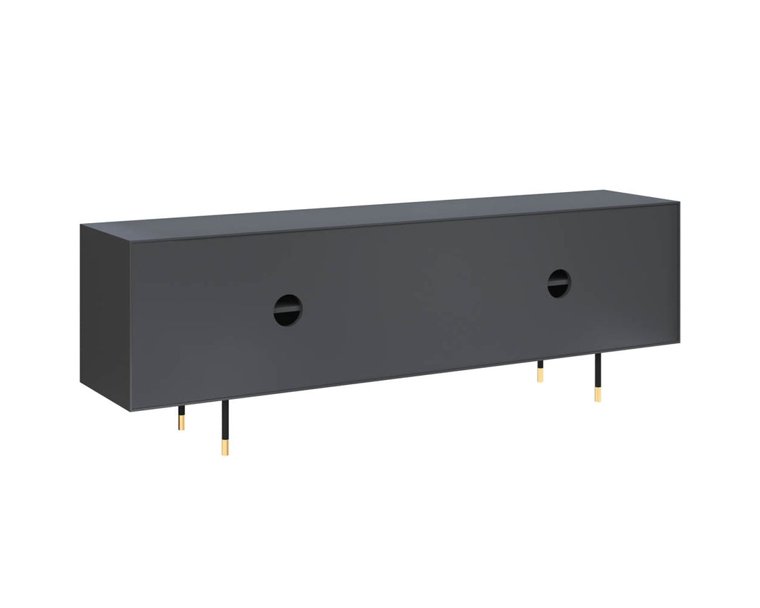 American Home Furniture | Sunpan - Danbury Media Console And Cabinet 