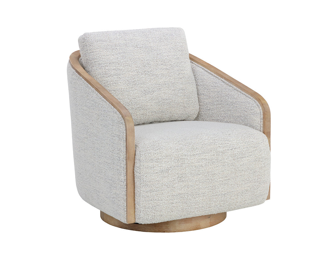 Tasia Swivel Lounge Chair - AmericanHomeFurniture