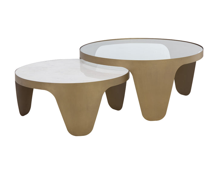 American Home Furniture | Sunpan - Mysaria Nesting Coffee Tables (Set Of 2)