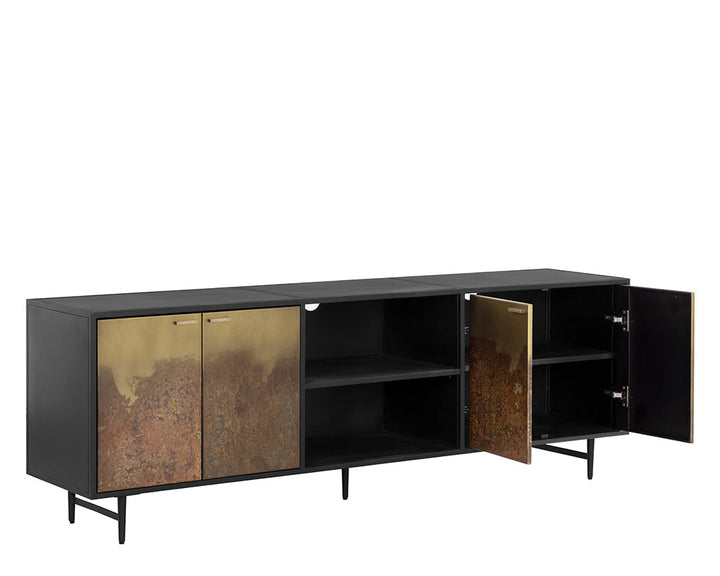 American Home Furniture | Sunpan - Auburn Media Console And Cabinet