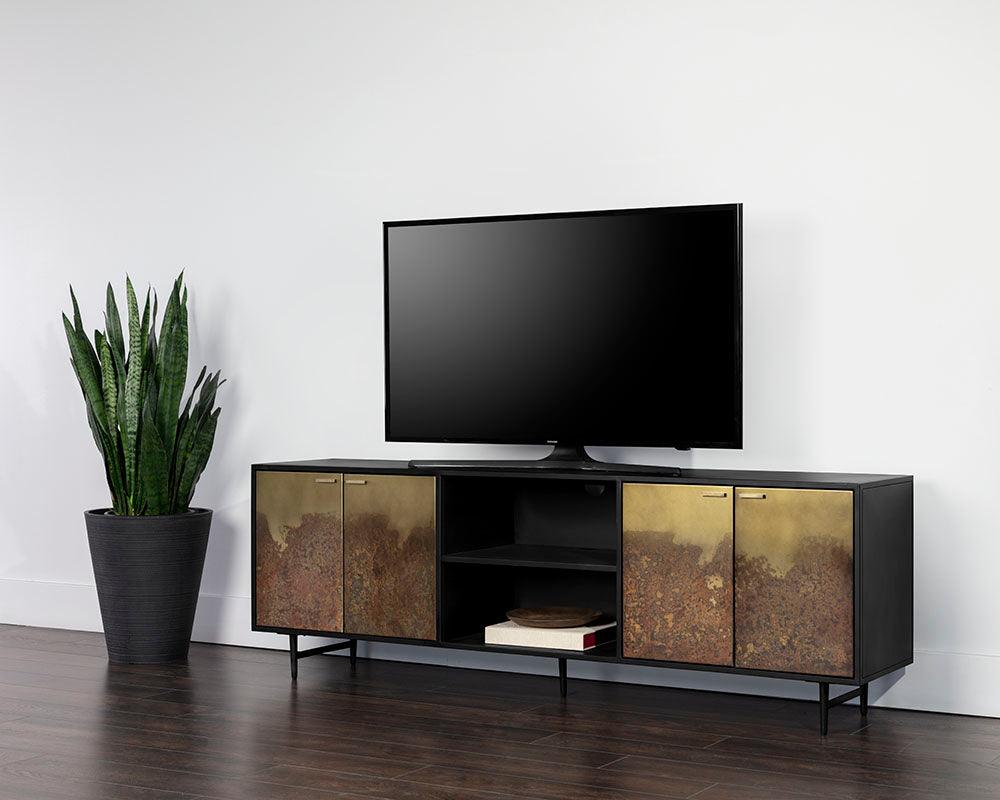 Sunpan Auburn Media Console And Cabinet MEDIA + TV STANDS