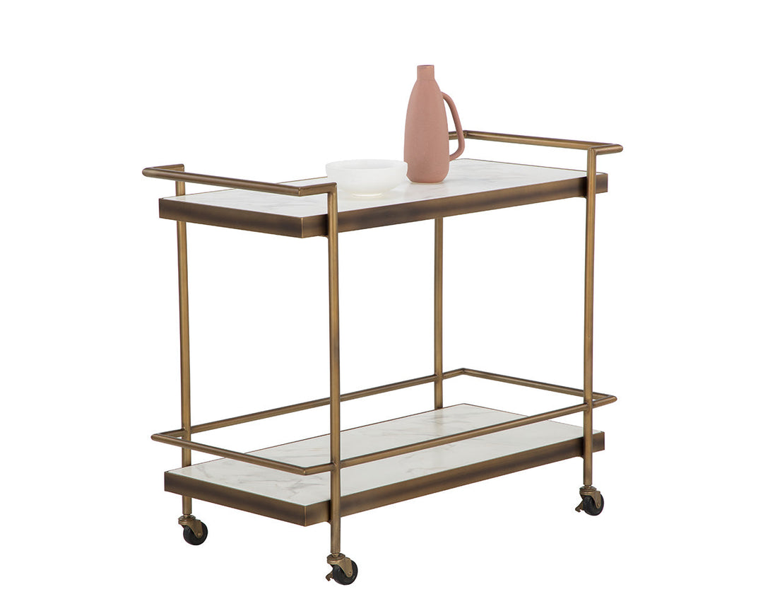 American Home Furniture | Sunpan - Contardi Bar Cart