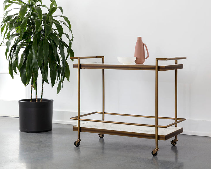 American Home Furniture | Sunpan - Contardi Bar Cart