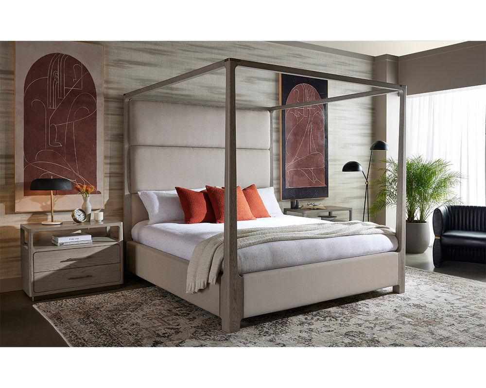 American Home Furniture | Sunpan - Danette Canopy Bed 