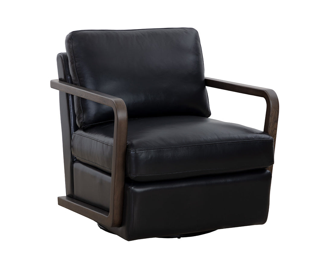 Castell Swivel Lounge Chair - AmericanHomeFurniture