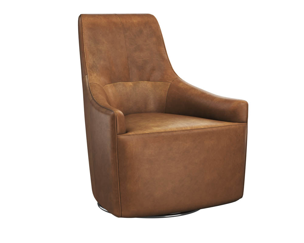 American Home Furniture | Sunpan - Carmine Swivel Lounge Chair 