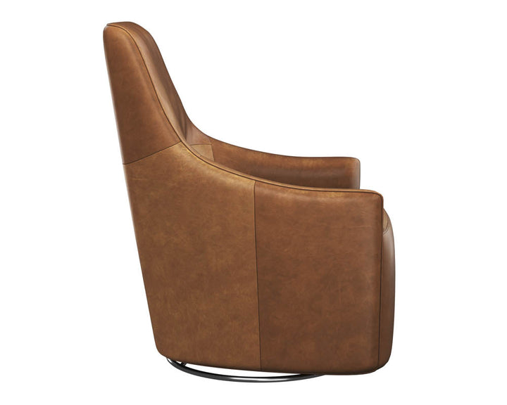 American Home Furniture | Sunpan - Carmine Swivel Lounge Chair 