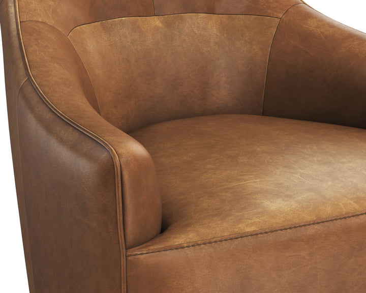 American Home Furniture | Sunpan - Carmine Swivel Lounge Chair 