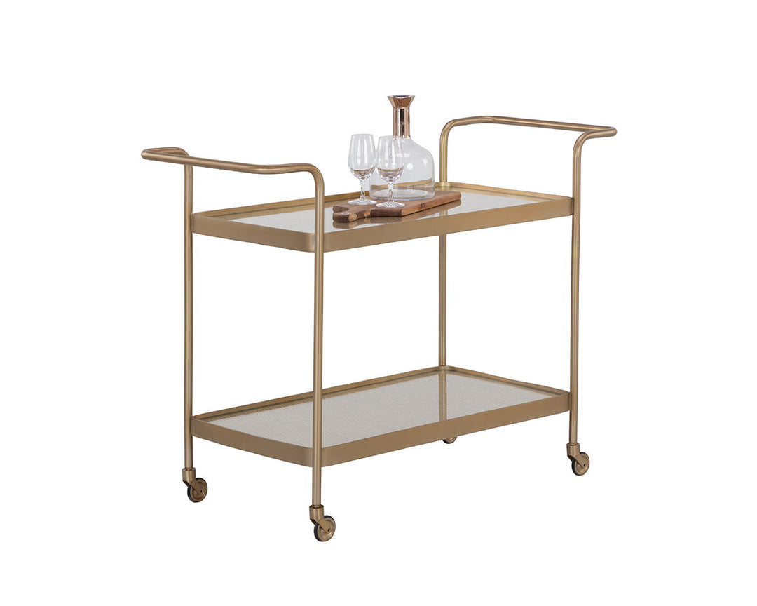 American Home Furniture | Sunpan - Durva Bar Cart