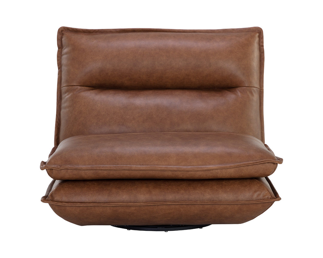 American Home Furniture | Sunpan - Colson Swivel Armless Chair 