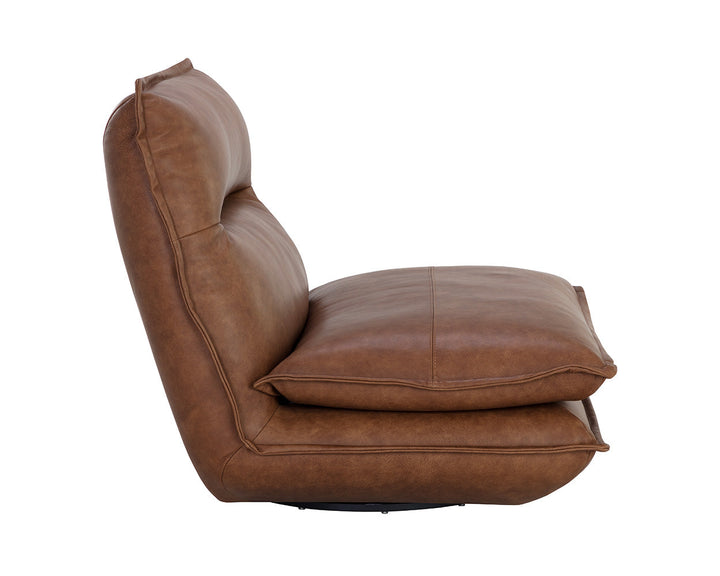 American Home Furniture | Sunpan - Colson Swivel Armless Chair 