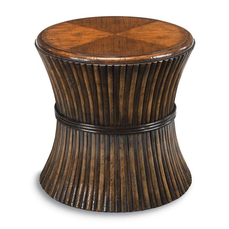 Woodbridge Rattan Drum Table ACCENT TABLES