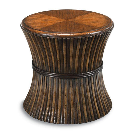 Woodbridge Rattan Drum Table ACCENT TABLES