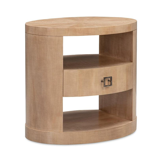 Woodbridge Norah Oval Bedside Table ACCENT TABLES