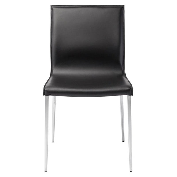 COLTER CHROME LEG DINING CHAIR - AmericanHomeFurniture