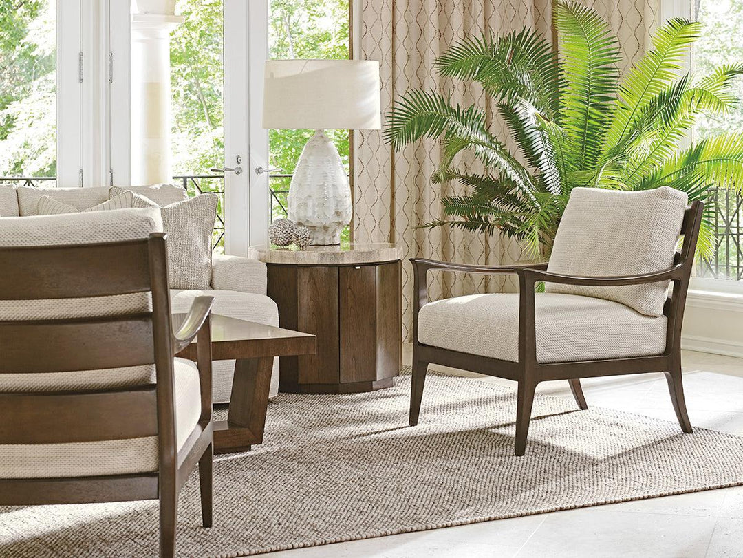 Laurel Canyon Glendora Drum Table - AmericanHomeFurniture