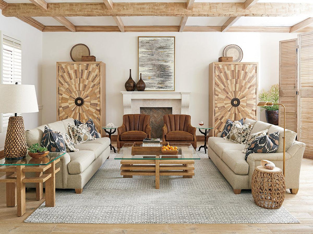 Los Altos Madrid Woven Accent Table - AmericanHomeFurniture