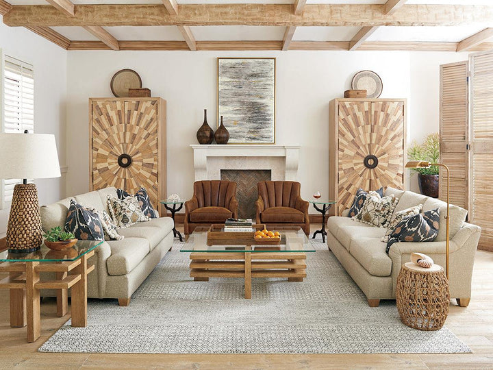 Los Altos Madrid Woven Accent Table - AmericanHomeFurniture