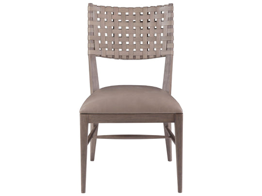 Artistica Home Cohesion Milo Leather Side Chair - Set of 2 DINING CHAIRS