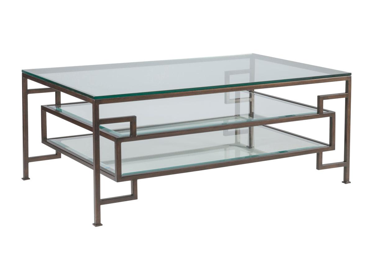 Artistica Home Metal Designs Suspension Rectangular Cocktail Table COFFEE TABLES