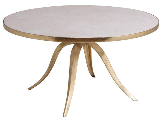 Artistica Home Signature Designs Crystal Stone Round Cocktail Table COFFEE TABLES