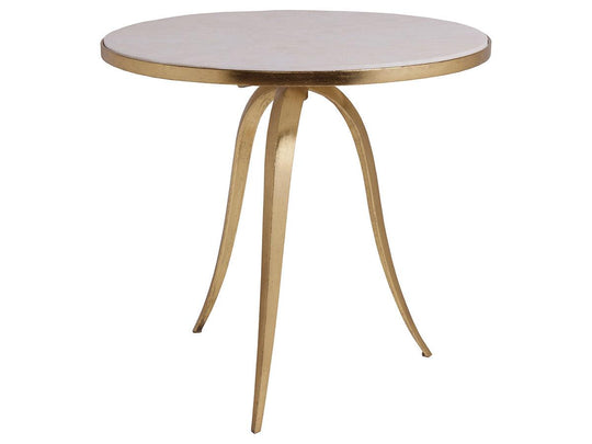 Artistica Home Signature Designs Crystal Stone Round End Table ACCENT TABLES