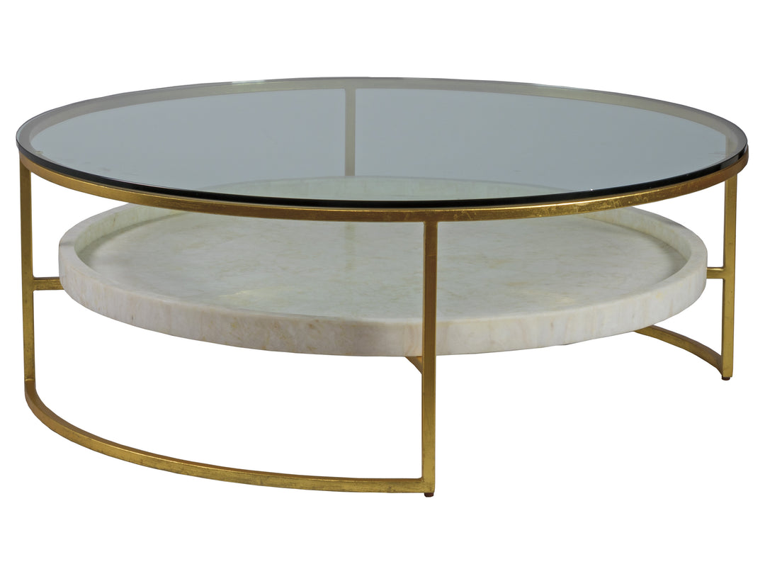 American Home Furniture | Artistica Home  - Signature Designs Cumulus Large Round Cocktail Table