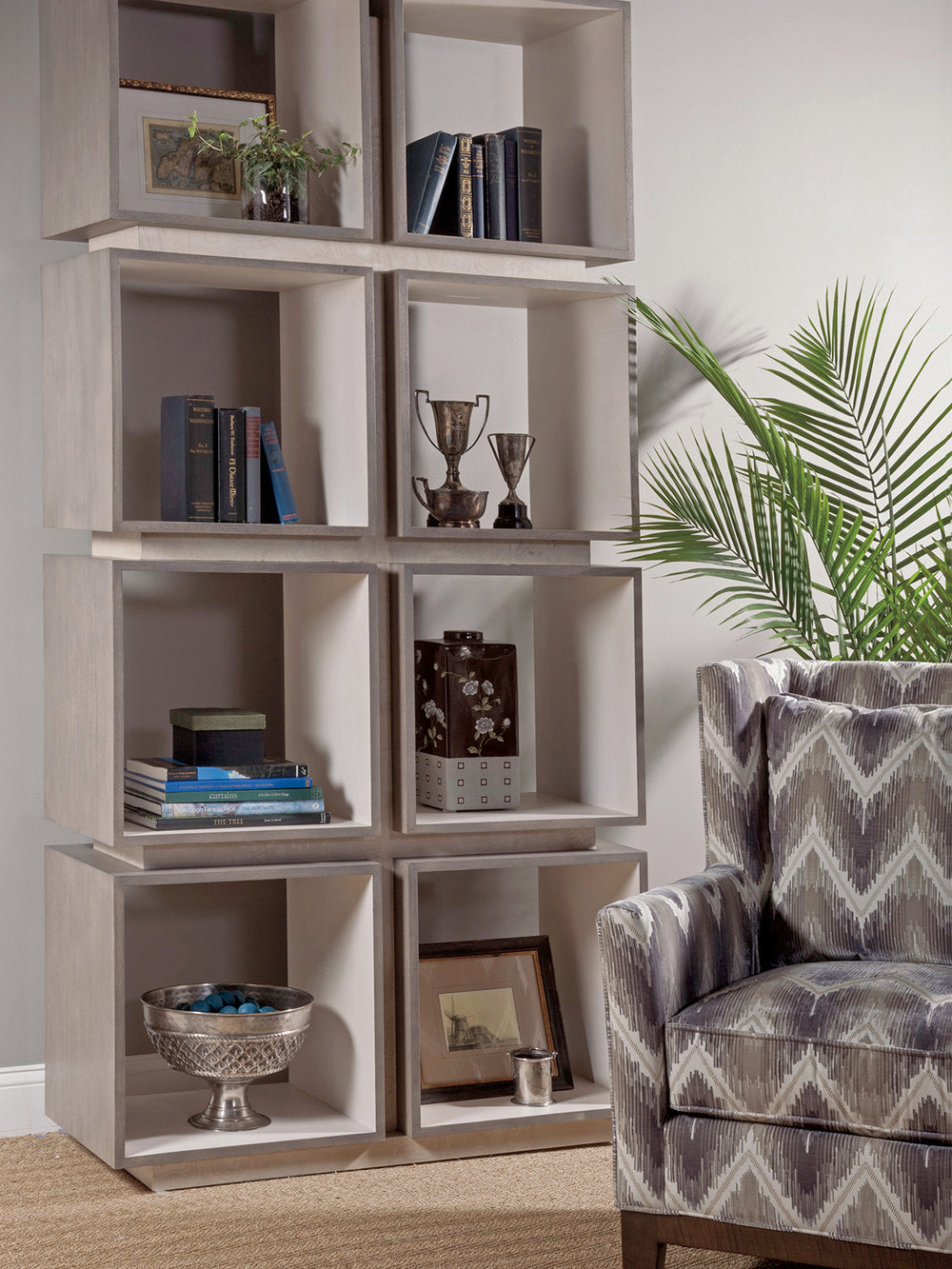 American Home Furniture | Artistica Home  - Signature Designs Mercury Eight-Cube Etagere