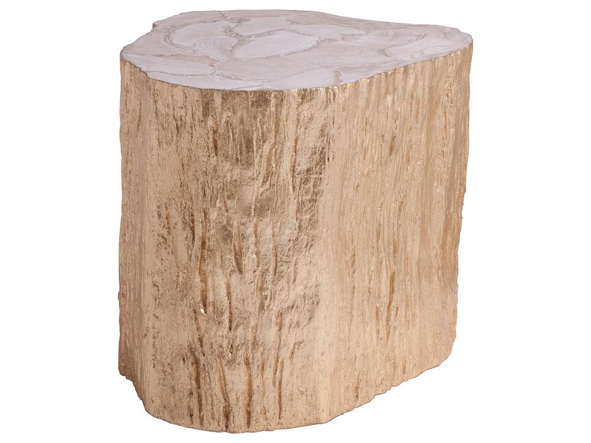 Artistica Home Signature Designs Trunk Segment Side Table - Gold Leaf ACCENT TABLES