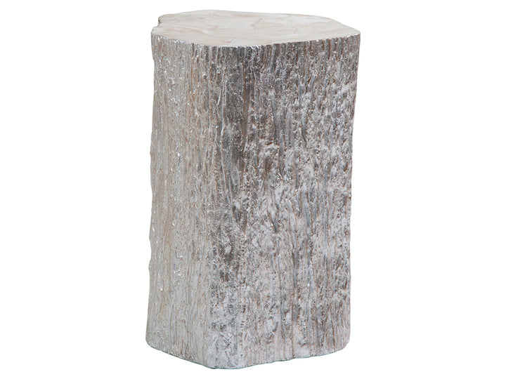 American Home Furniture | Artistica Home  - Signature Designs Trunk Segment Accent Table - Silver Leaf