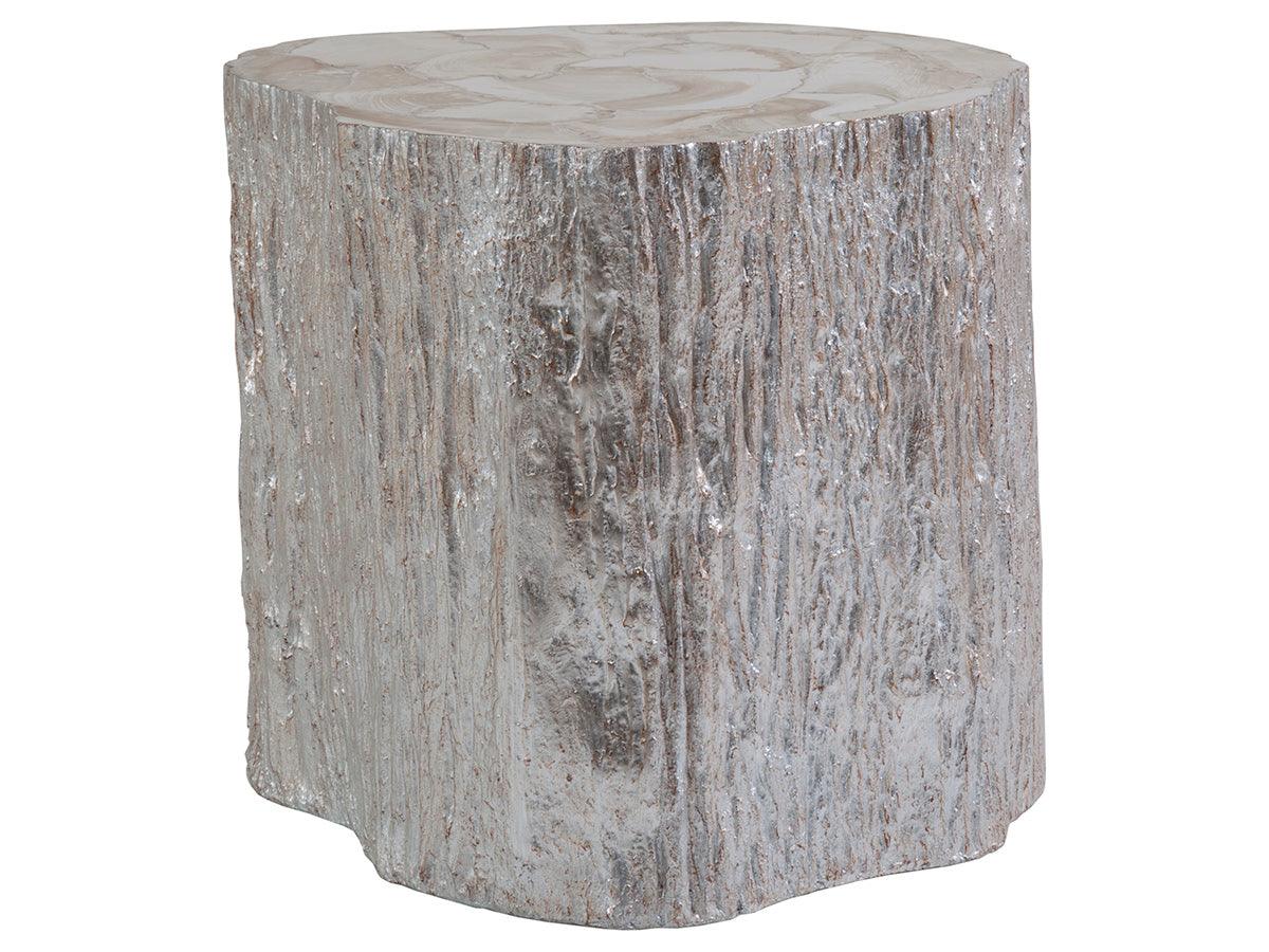 Artistica Home Signature Designs Trunk Segment Side Table - Silver Leaf ACCENT TABLES