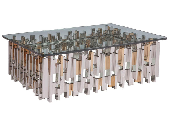 Artistica Home Signature Designs Cityscape Rectangular Cocktail Table COFFEE TABLES
