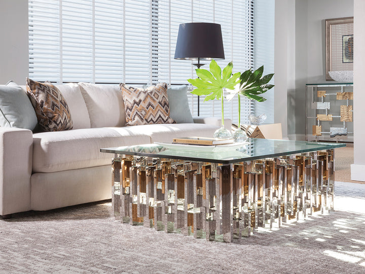 American Home Furniture | Artistica Home  - Signature Designs Cityscape Rectangular Cocktail Table
